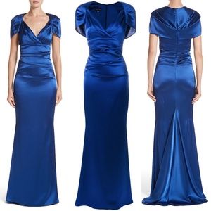 Talbot runhof polinesia satin capelet puff sleeve FINAL PRICE NO OFFERS